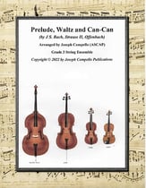 Prelude, Waltz and Can-Can Orchestra sheet music cover